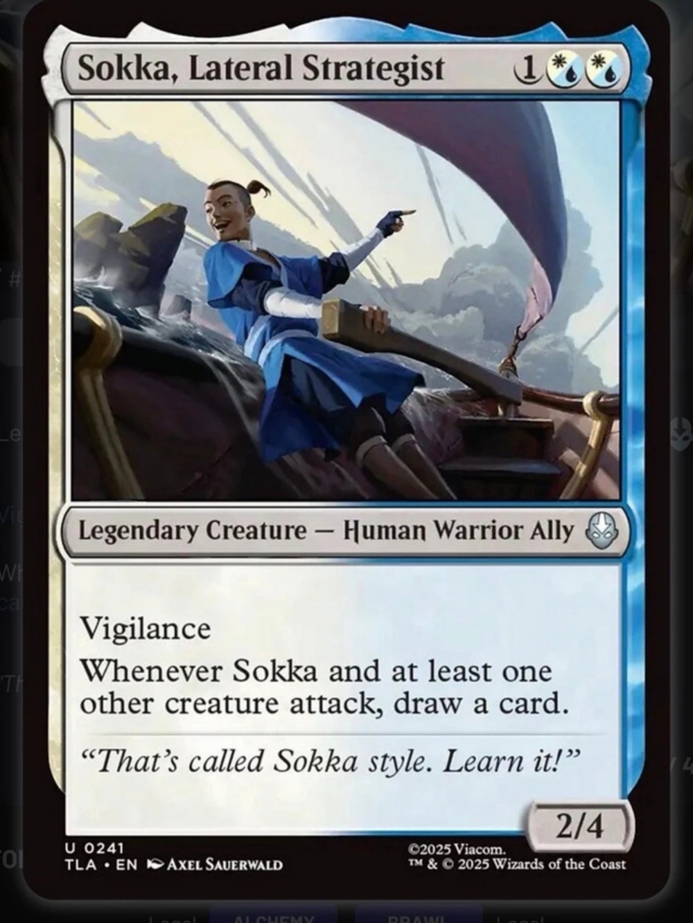 Sokka Lateral Strategist Magic the Gathering commander deck
